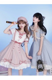 Iris De Nuit Captain Bear Blouse Bolero Skirt JSK and OP(Reservation/3 Colours/Full Payment Without Shipping)